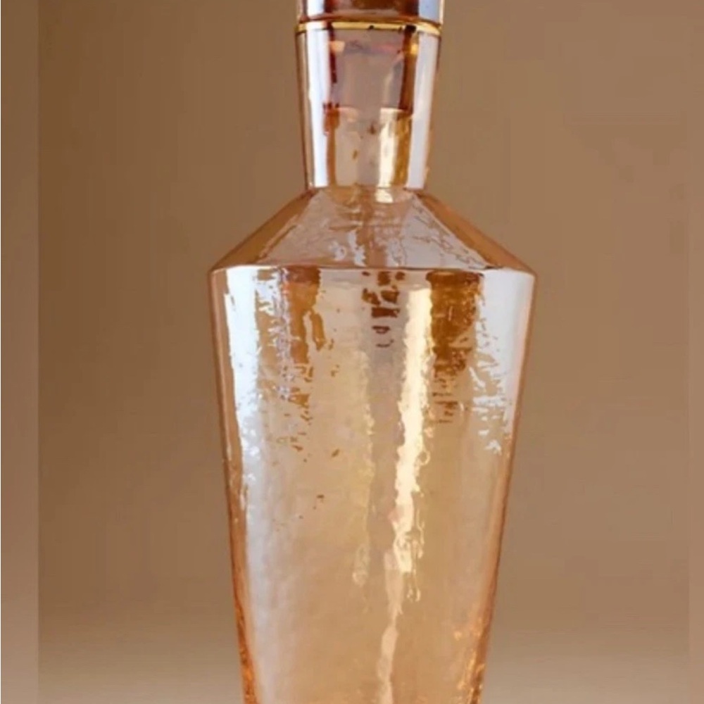 Anthropologie  Honey Luster Decanter NWT